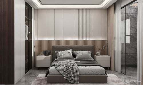 570平现代简约复式装修效果案例 复式大宅的舒适哲学